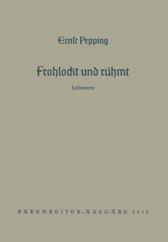 Frohlockt und ruhmt mit Herz und Mund